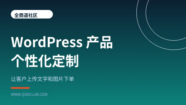 WordPress产品个性化定制教程封面